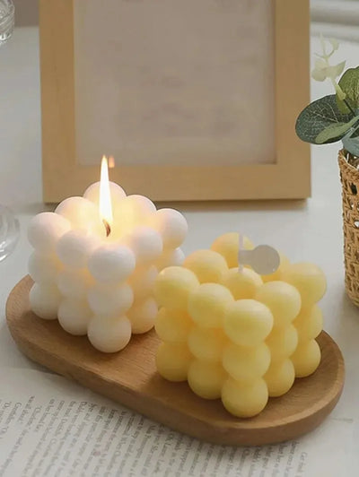 1pc Creative Ball-Shaped Soy Wax Aromatherapy Candle - Wedding Gift & Decor
