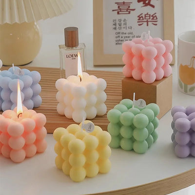 1pc Creative Ball-Shaped Soy Wax Aromatherapy Candle - Wedding Gift & Decor